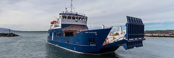 MIT aid Arklow Marine to successfully deliver new replacement ferry for the Co Antrim Coast by supplying Twin Disc gearboxes